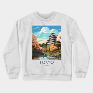 A Pop Art Travel Print of Tokyo Japan Crewneck Sweatshirt